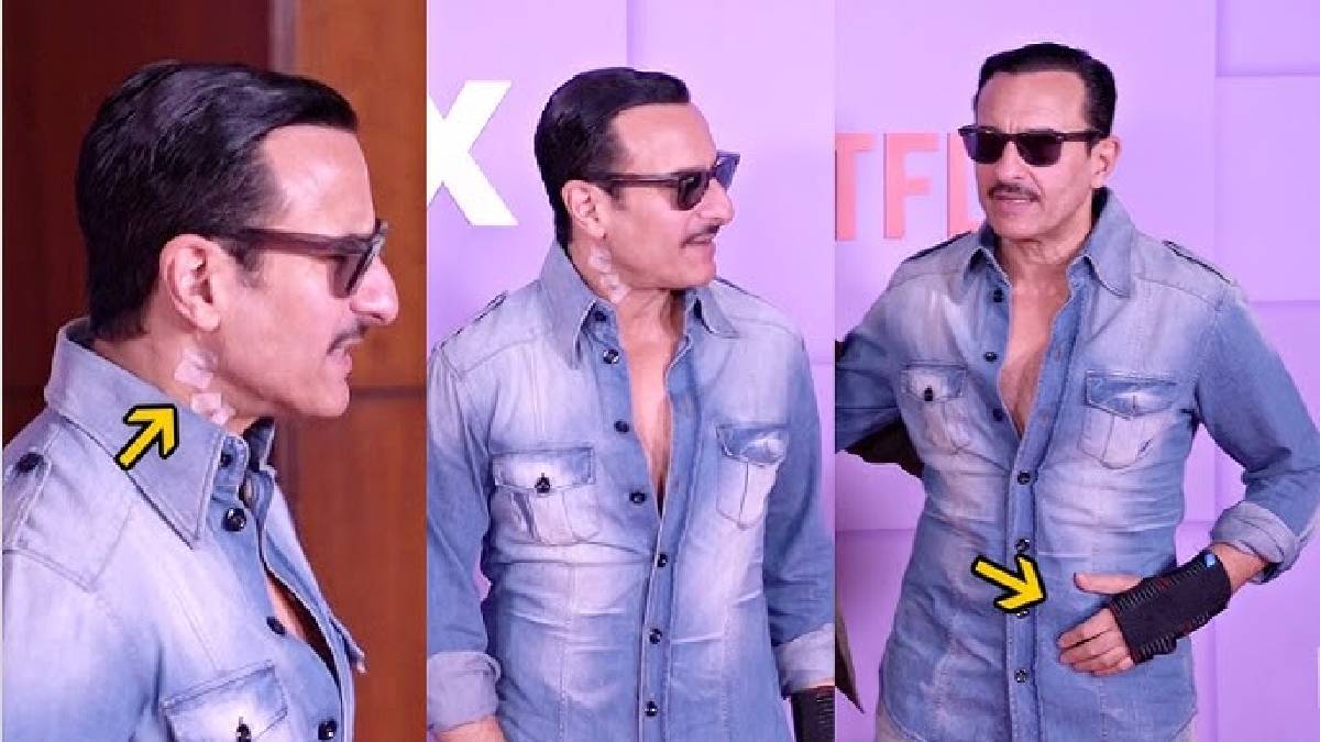 first look at actor Saif Ali Khan s scars puts internet conjecture over stabbing incident to rest at Netflix s programme