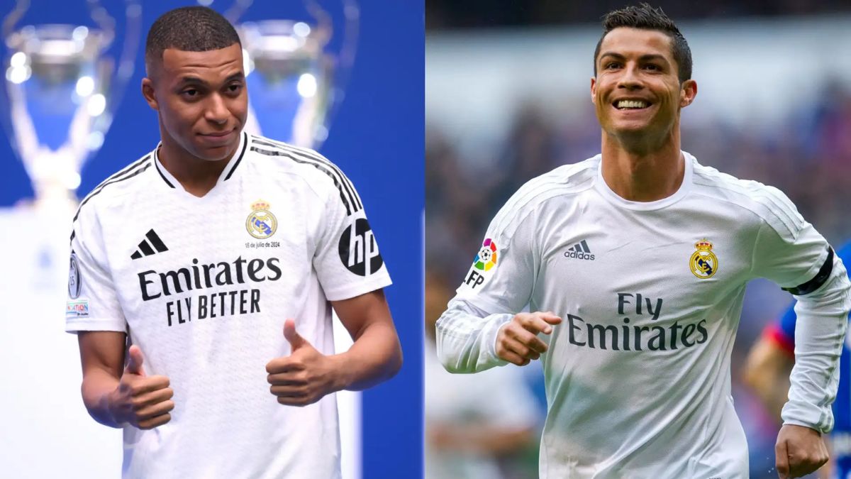 Cristiano Ronaldo likens Kylian Mbappe's current situation at Real Madrid